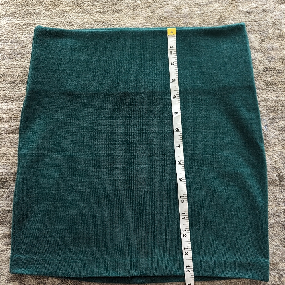 BCBGeneration Green Mini Skirt - Picture 6 of 9
